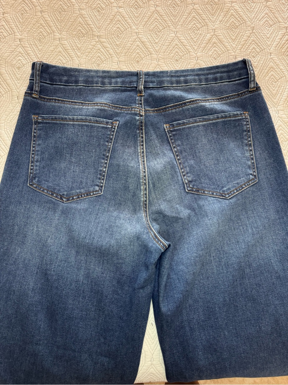 KUT from the Kloth Women's Meg High Rise Wide Leg Patch Pockets Jeans Size 12 - Picture 9 of 15